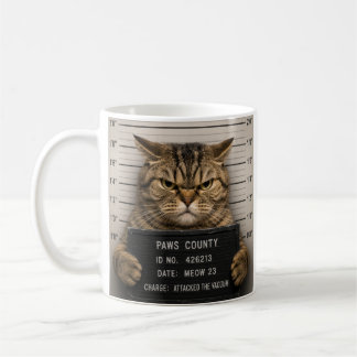 Caneca De Café Gato de Cara Feia