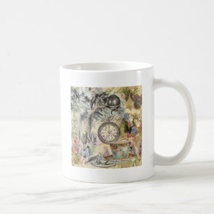 Caneca De Café Gato de Cheshire Alice no País das Maravilhas Clás