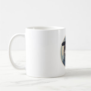 Caneca De Café Gato de desenho animado com óculos de sol
