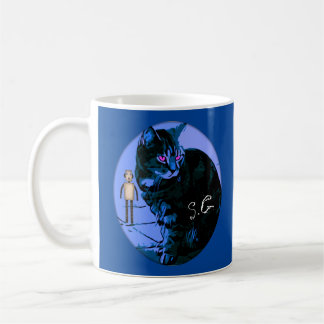 Caneca De Café Gato De Estrada No Jogo Da Aventura