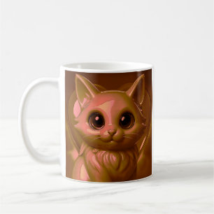 Caneca De Café Gato de Fantasia Bonita