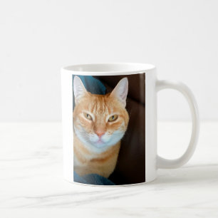 Caneca De Café Gato de gato malhado alaranjado