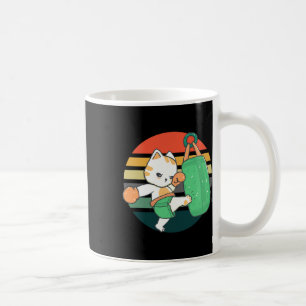 Caneca De Café Gato de Kickboxing Homens Mulheres Crianças