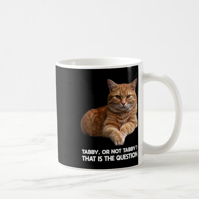Caneca De Café Gato de Laranja Cinto (Direita)