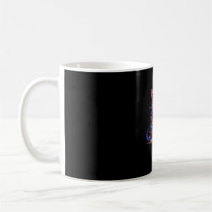 Caneca De Café Gato De Manga Psicodélico Em Animal De Fantasia Co