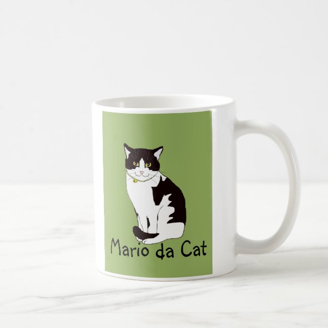 Caneca De Café Gato de Mario a Dinamarca (Direita)
