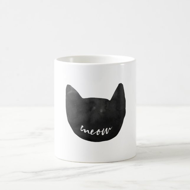 Caneca De Café Gato de Miau (Centro)