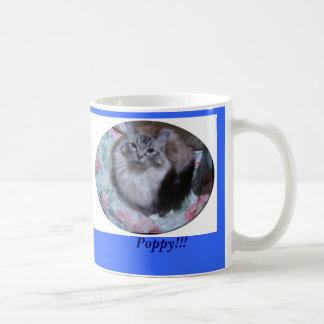 Caneca De Café Gato de Mitted Ragdoll do lince do selo,
