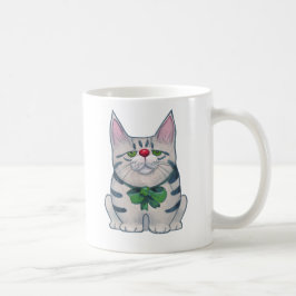 Caneca De Café Gato de Natal