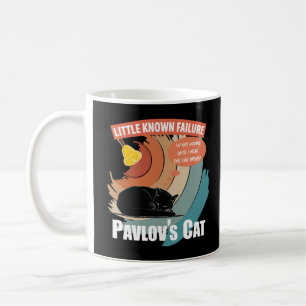 Caneca De Café Gato de Pavlov - Psicologia Engraçada