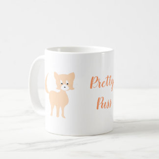 Caneca De Café Gato de pêssego de desenho Bonito Gato de café