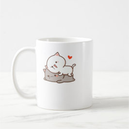 Caneca De Café Gato de Pêssego de Mochi Cugado
