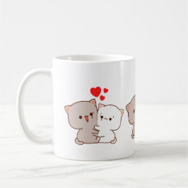 Caneca De Café Gato de Pêssego de Mochi Cugado