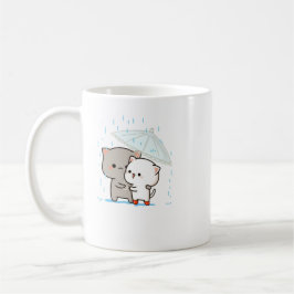 Caneca De Café Gato de Pêssego de Mochi Cugado