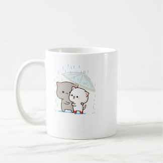 Caneca De Café Gato de Pêssego de Mochi Cugado