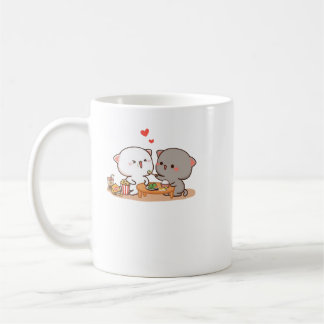 Caneca De Café Gato de Pêssego de Mochi Cugado