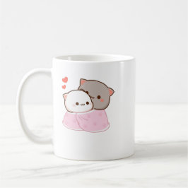 Caneca De Café Gato de Pêssego de Mochi Cugado