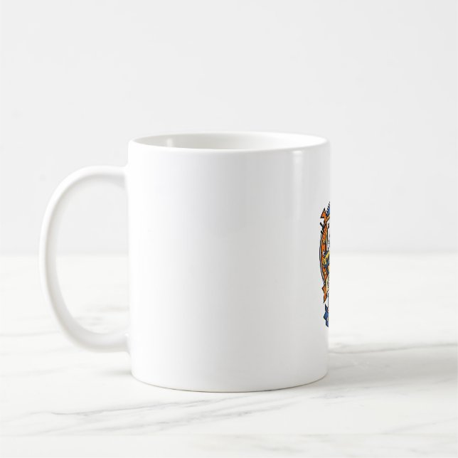 Caneca De Café Gato de Quadrinhos Presente para Mãe de Gato - Gat (Esquerda)