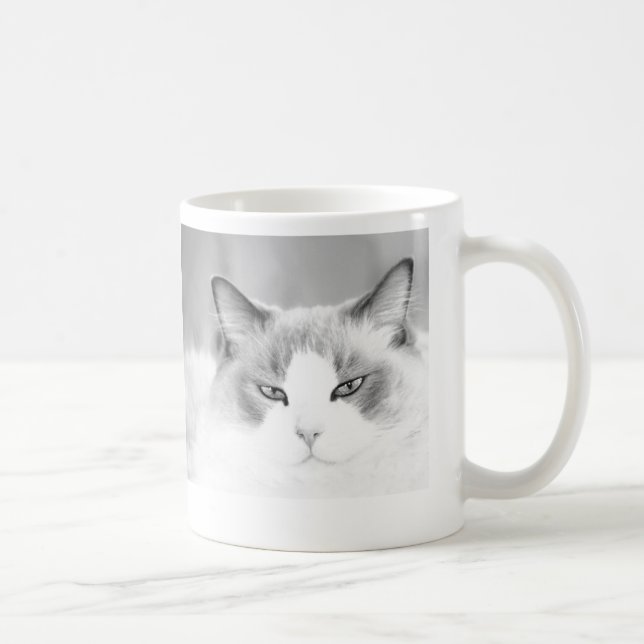 Caneca De Café Gato de Ragdoll (Direita)