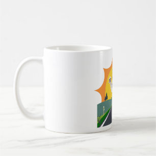 Caneca De Café Gato de skate