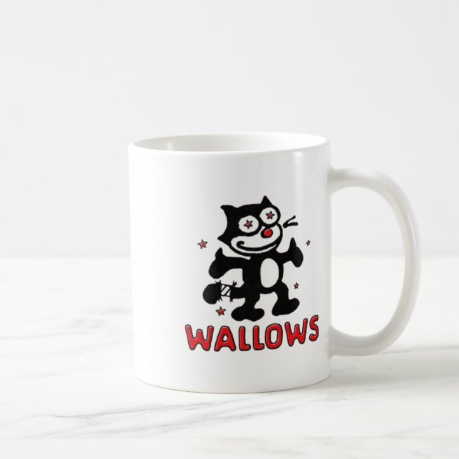Caneca De Café Gato de Wallows (Direita)