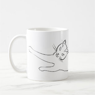 Caneca De Café gato deitado