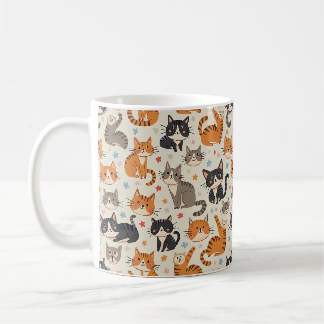 Caneca De Café gato-do-gato (Esquerda)