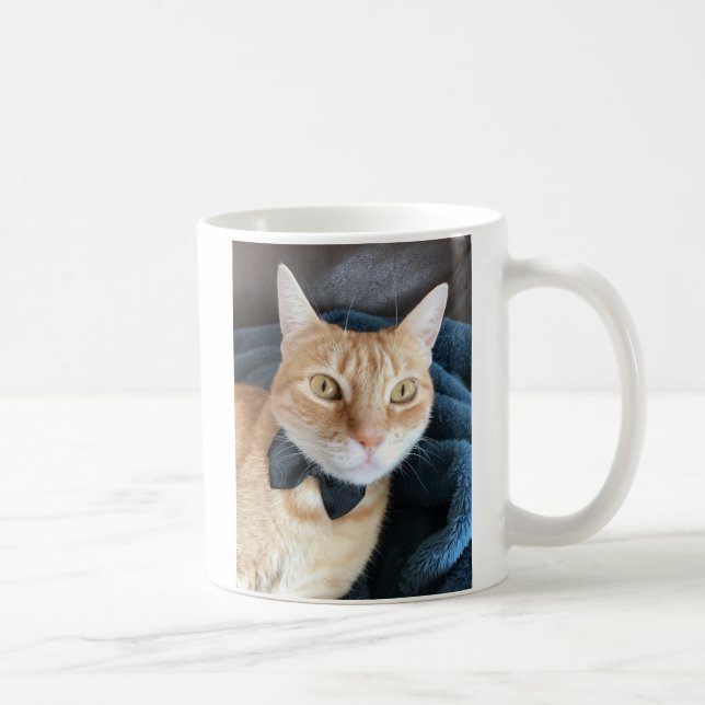 Caneca De Café Gato do laço (Direita)