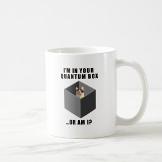Caneca De Café Gato do quantum