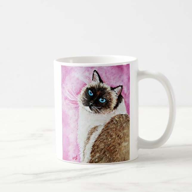 Caneca De Café gato do ragdoll (Direita)