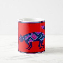 Caneca De Café Gato do sudoeste de Mimbres