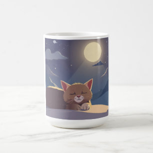 Caneca De Café Gato dormindo