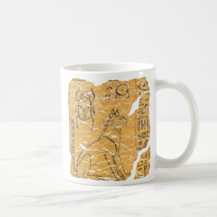 Caneca De Café Gato e cachecol egípcios antigos