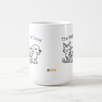 Caneca de Café Gato e Cachorro Minimalista A Tripu