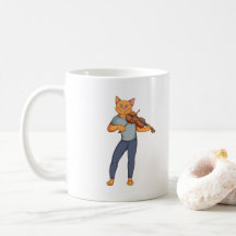 Gato e Fiddle - Coffee Mug