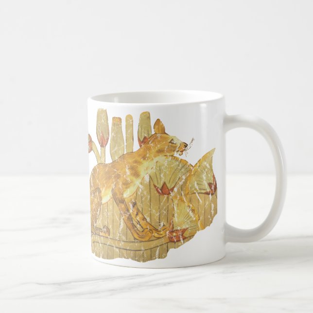 Caneca De Café gato em pântano (Direita)
