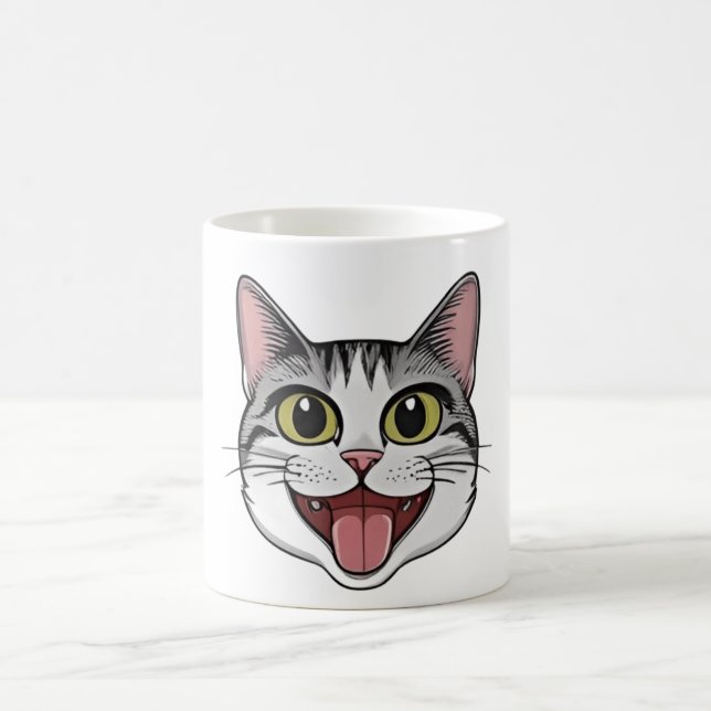 Caneca De Café Gato Engraçado (Centro)