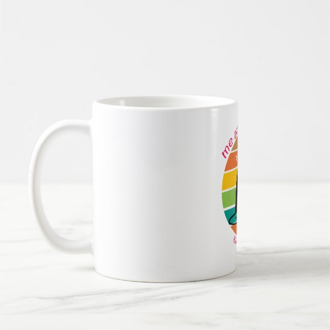 Caneca De Café Gato Engraçado (Esquerda)