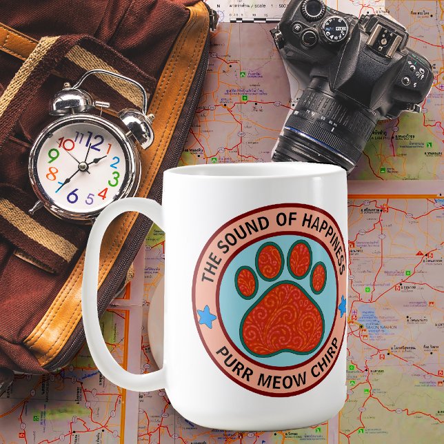 Caneca De Café gato engraçado (Criador carregado)