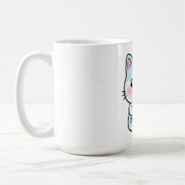 Caneca De Café Gato Engraçado Bebendo uma Bebida Fofa