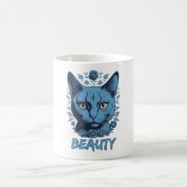 Caneca De Café gato engraçado bonito