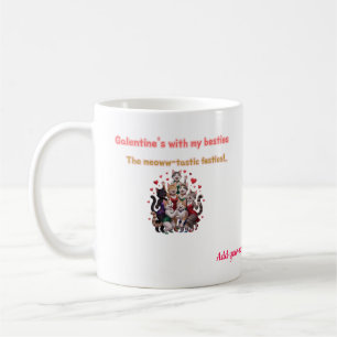 Caneca De Café Gato engraçado do Dia dos Namorados das Melhores A