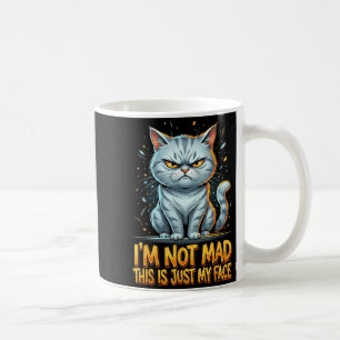 Caneca De Café Gato Engraçado Não Estou Bravo Este é Apenas o Meu