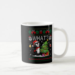 Caneca De Café Gato Engraçado Que Árvore Negra De Natal De Gato