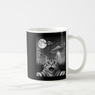 Caneca De Café Gato Engraçado Tomando Selfie Em Uma Floresta Com 