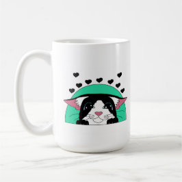Caneca De Café gato escondido