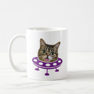 Caneca De Café Gato Espacial