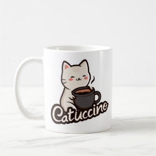 Caneca De Café Gato Fofo com Café – Catuccino