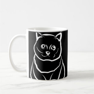 Caneca De Café Gato Fofo mas Amaldiçoado