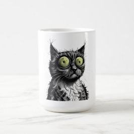 Caneca De Café Gato Frazzled